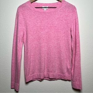 J. Crew Women Teddie Sweater Small‎ Barbie Pink Preppy Cotton Wool Coquette 2024